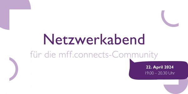 mff.connects Netzwerkabend