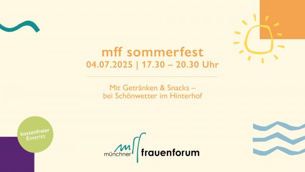 mff Sommerfest am 24.07.2026