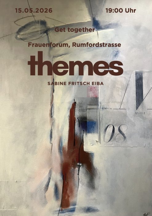 Get Together zur Ausstellung "themes" von Sabine Fritsch-Eiba